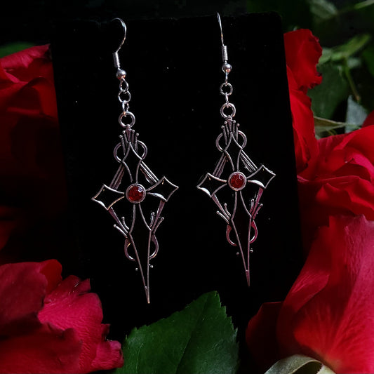 Gothic Cross Earrings